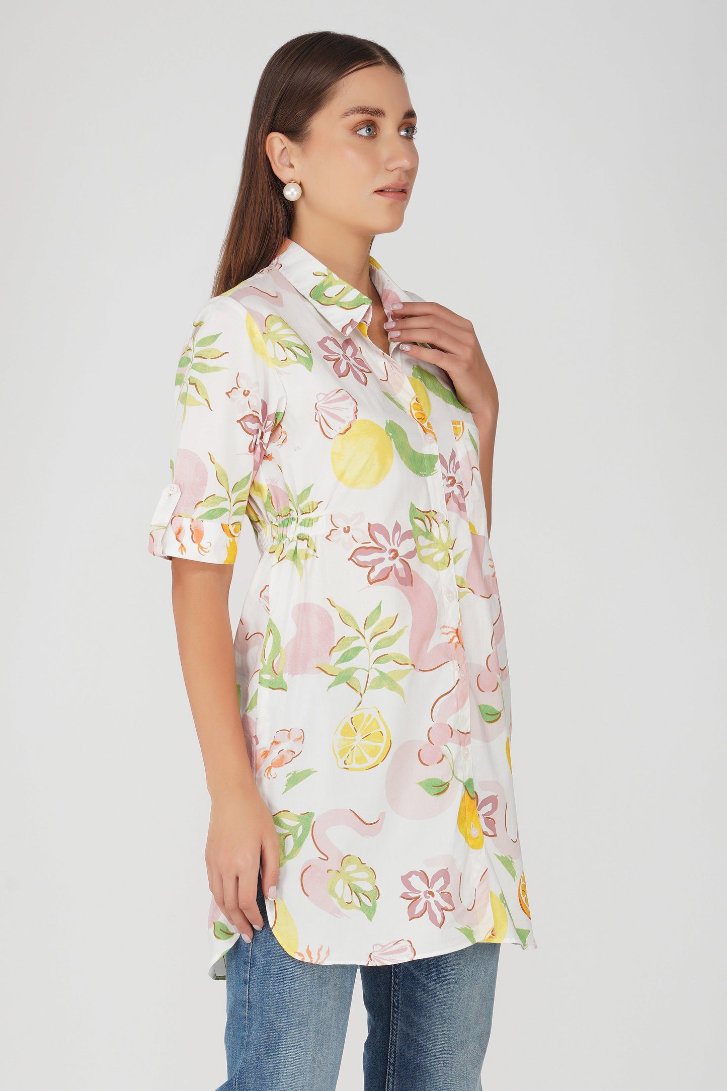 Lemon Shirt Dress