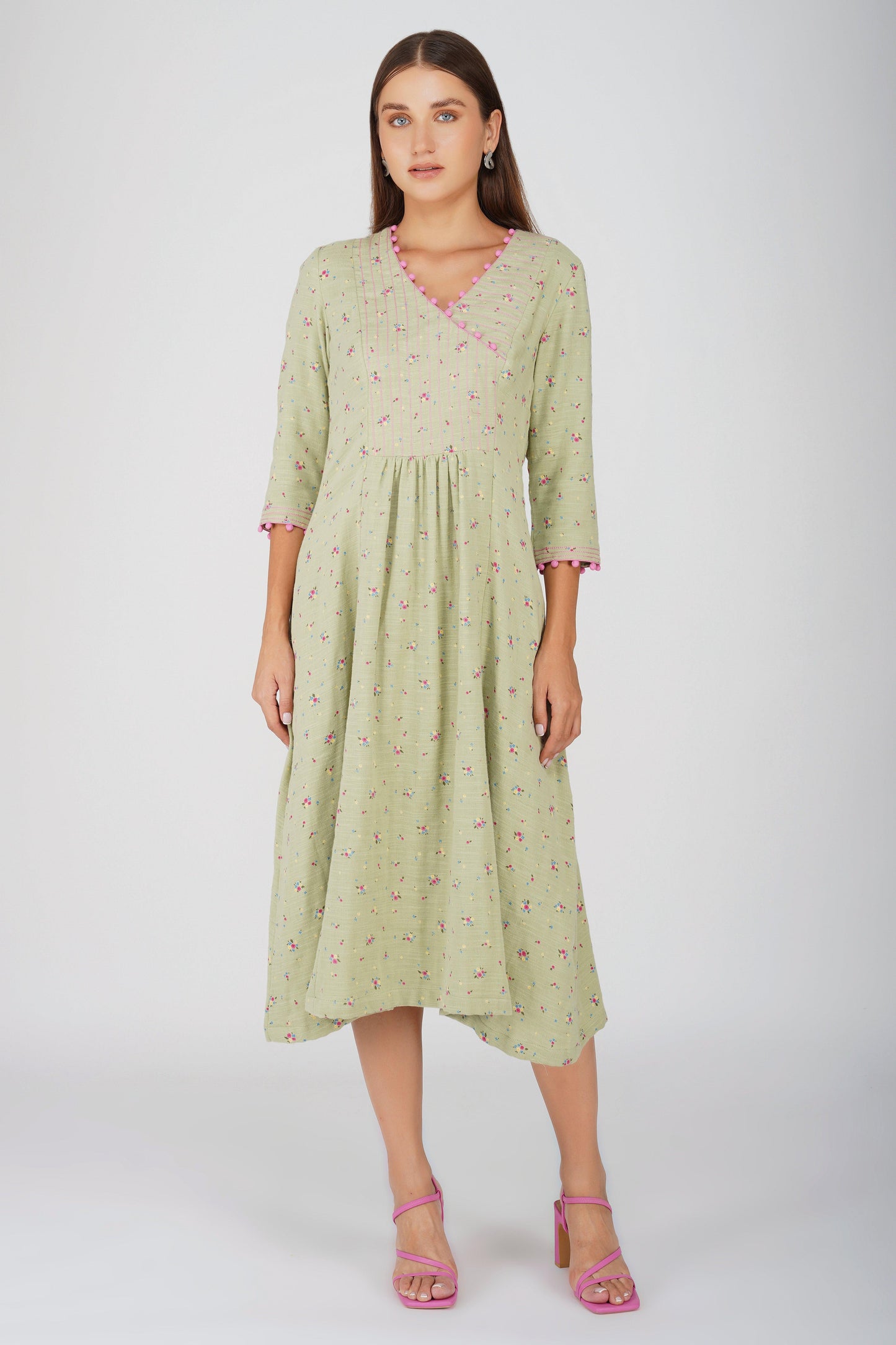 Green Koyal Dress