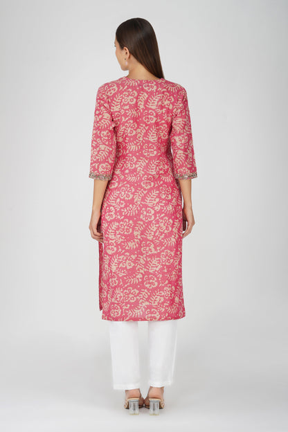 Pink Jalaj Kurta